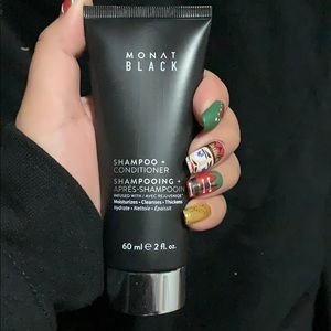 Monat Black shampoo and conditioner